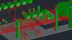 Plano de tuberías en AutoCAD Plant 3D